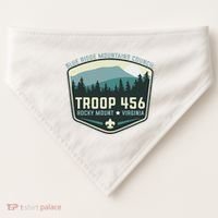 Troop 456 Rocky Mount Logo Class USA-Made Doggie Bandana thumb 0