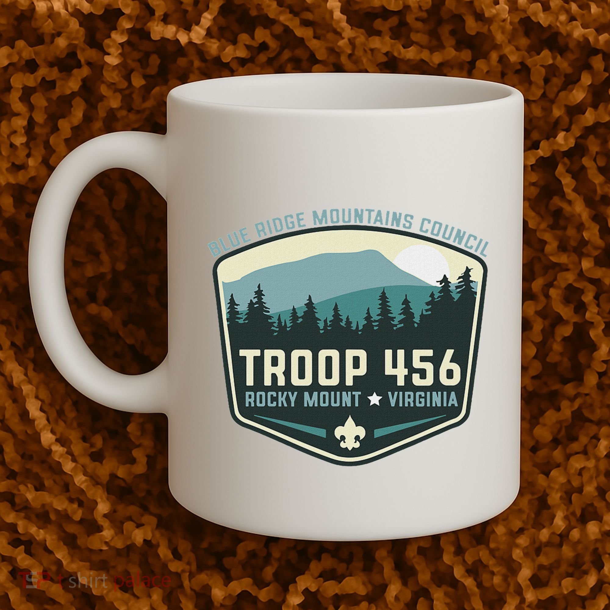 Troop 456 Rocky Mount Logo Class Coffee Mug