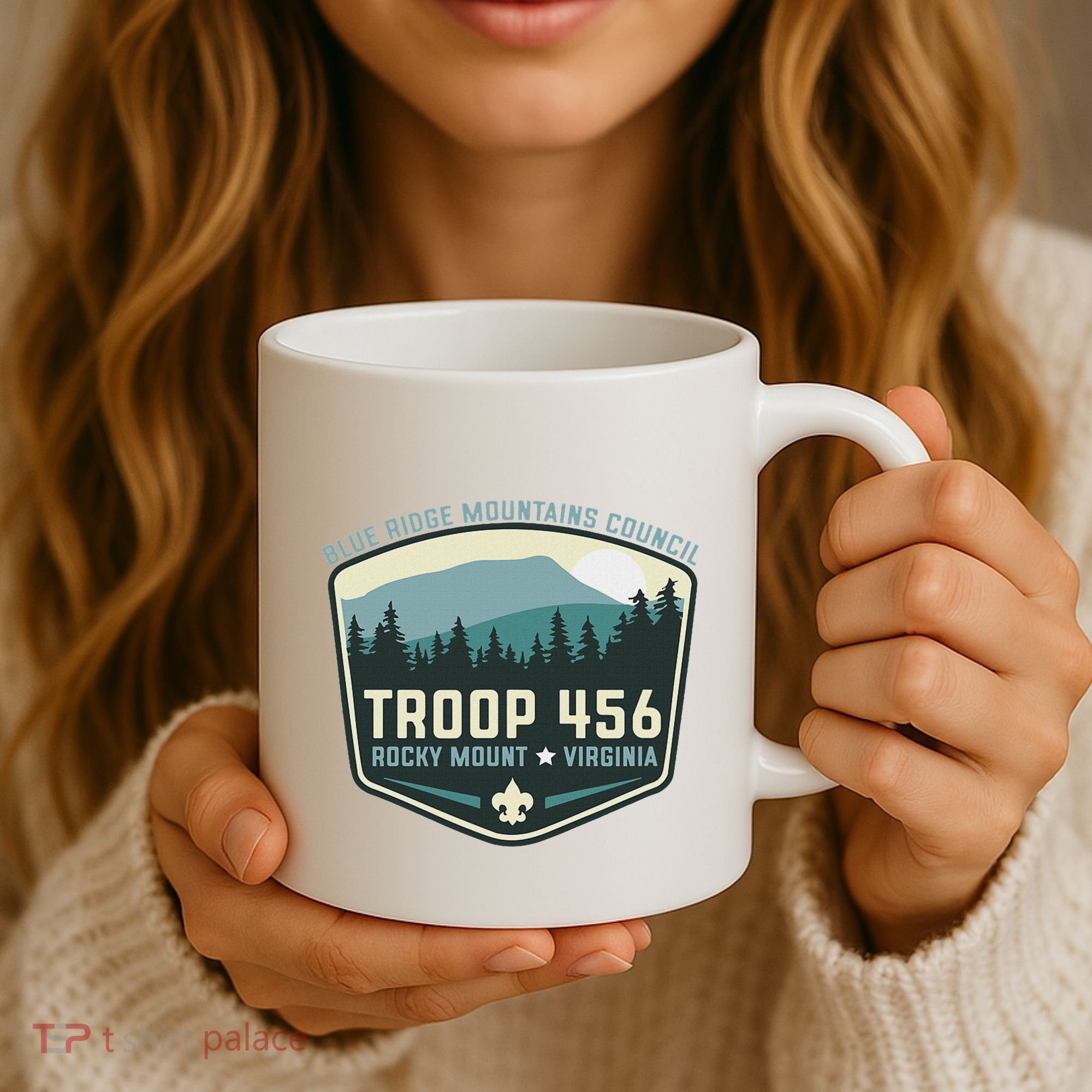 Troop 456 Rocky Mount Logo Class Coffee Mug