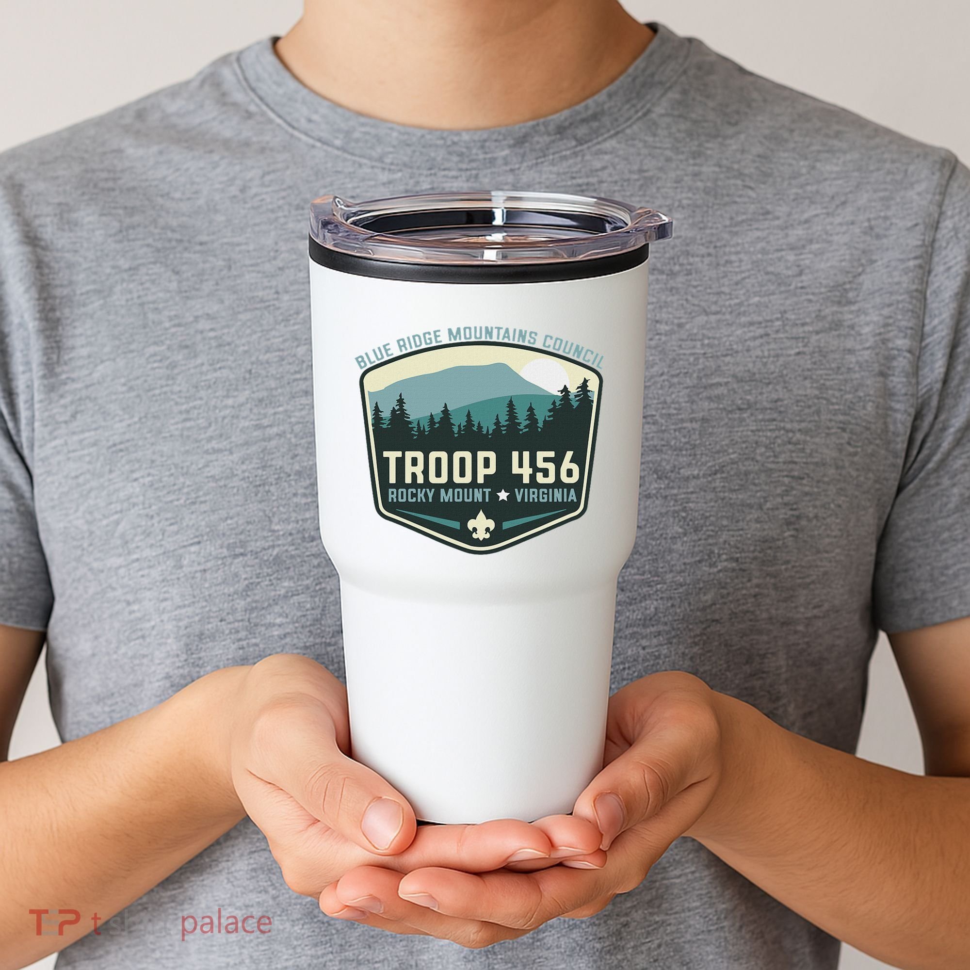 Troop 456 Rocky Mount Logo Class Tumbler
