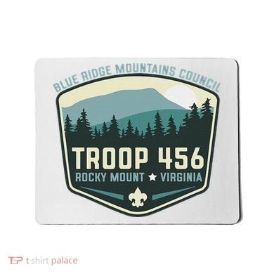 Troop 456 Rocky Mount Logo Class Mousepad