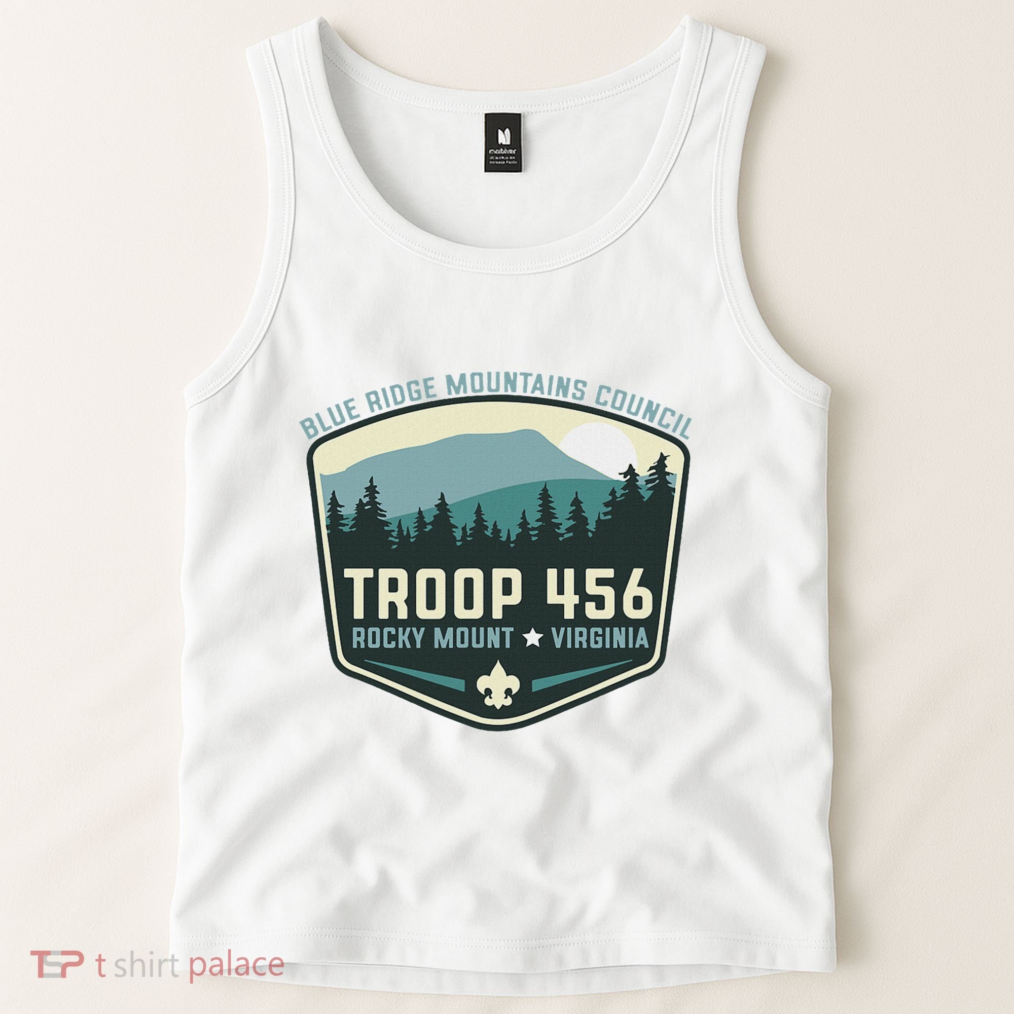 Troop 456 Rocky Mount Logo Class Tank Top