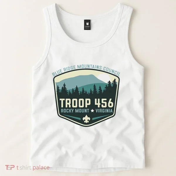 Troop 456 Rocky Mount Logo Class Tank Top
