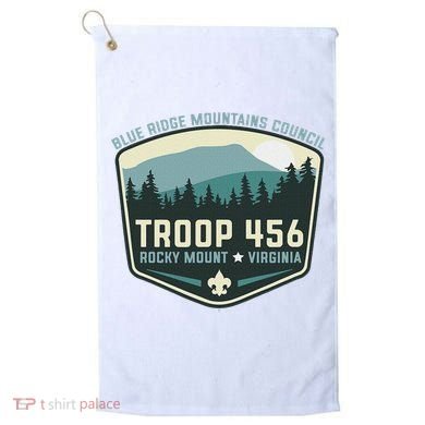 Troop 456 Rocky Mount Logo Class Golf Towel
