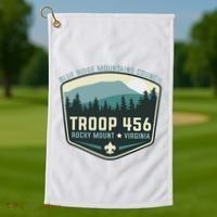 Troop 456 Rocky Mount Logo Class Golf Towel thumb 1