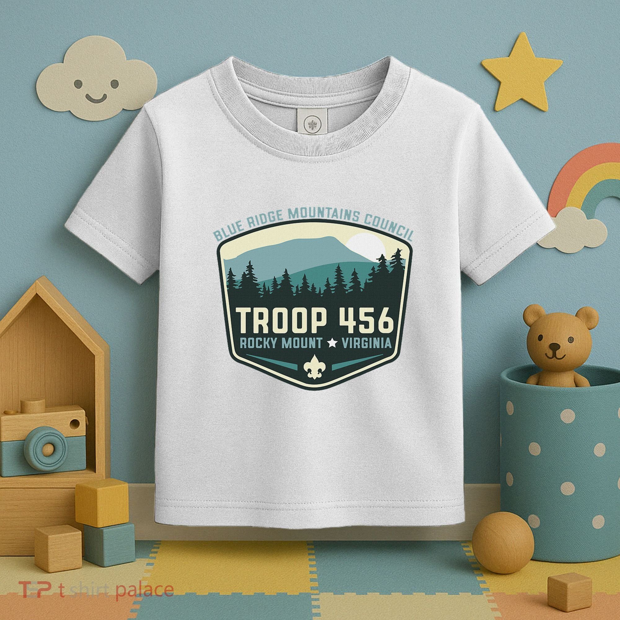 Troop 456 Rocky Mount Logo Class Toddler T-Shirt