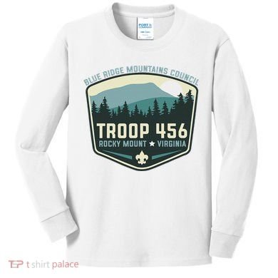 Troop 456 Rocky Mount Logo Class Kids Long Sleeve Shirt