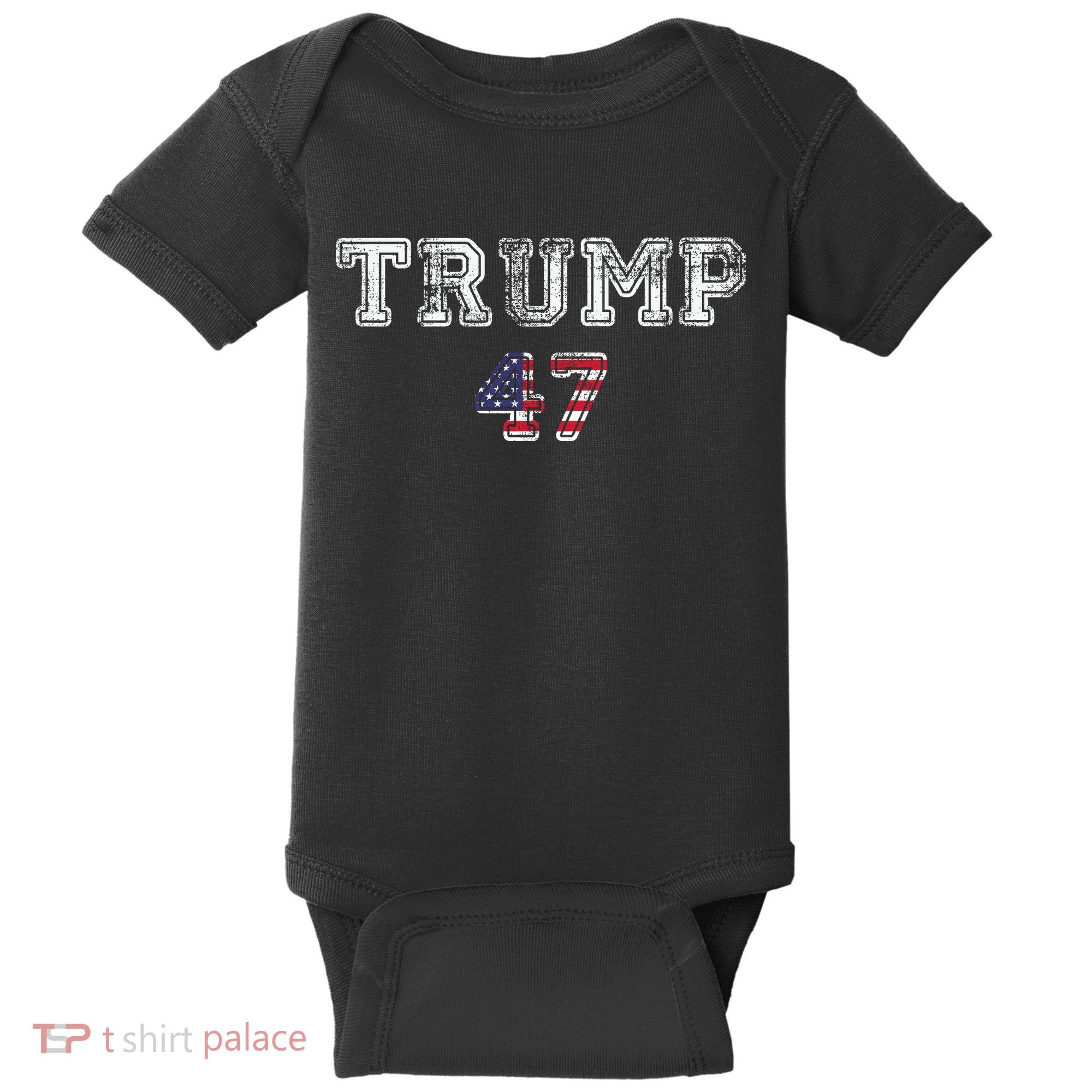 Trump 47 Trump Republican Baby Bodysuit
