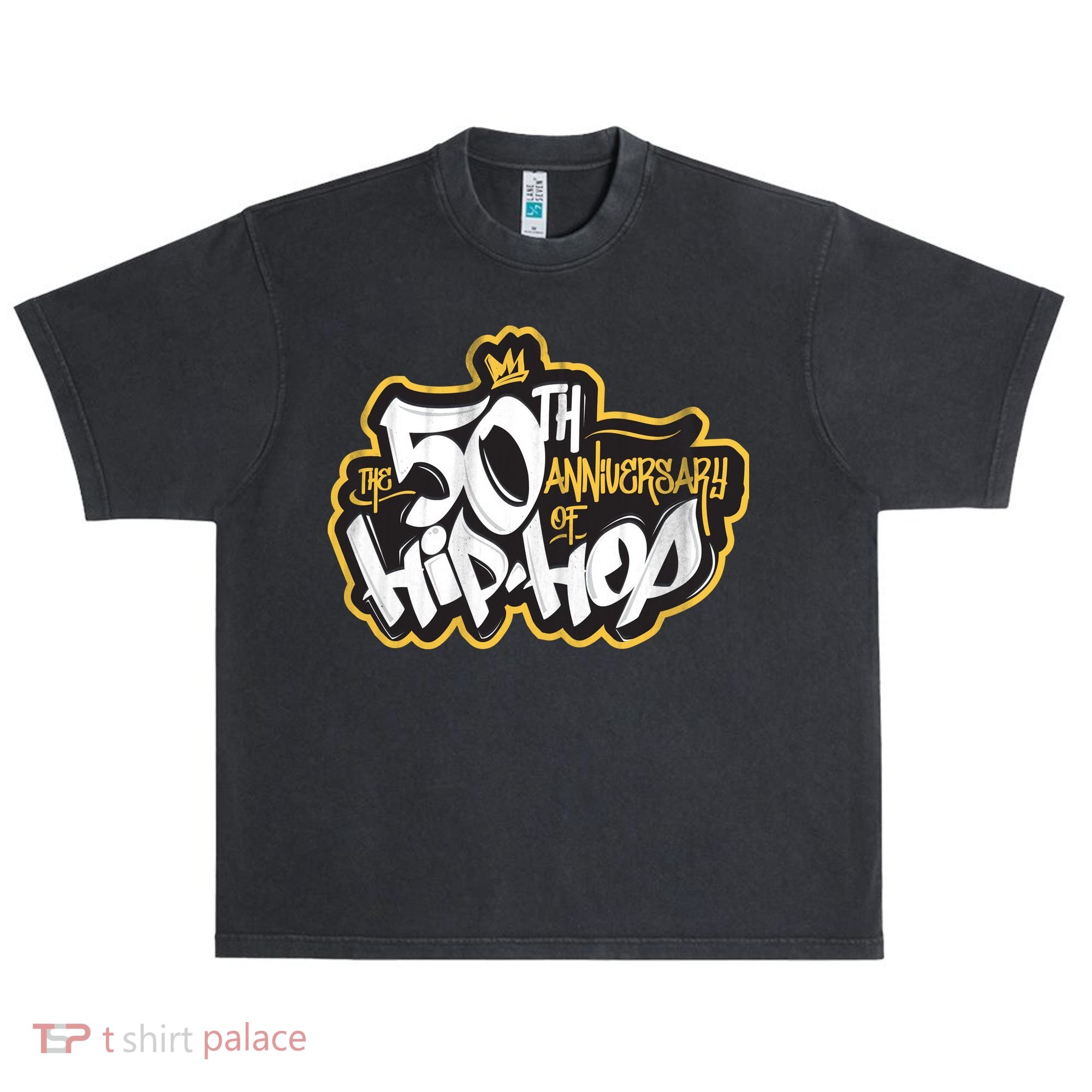The 50th Anniversary Of Hip Hop Urban Oversized Heavyweight T-Shirt