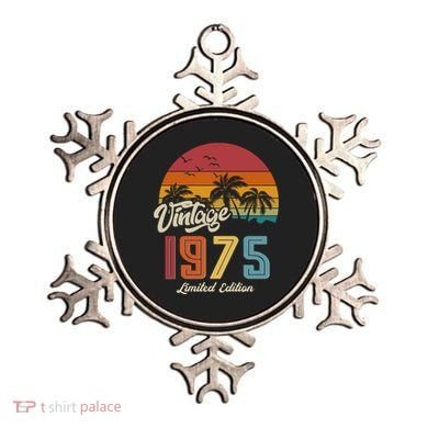 Tropical 50th Birthday Vintage 1975 Limited Edition Ornament