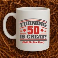 Turning 50 Is Great Funny Coffee Mug thumb 2