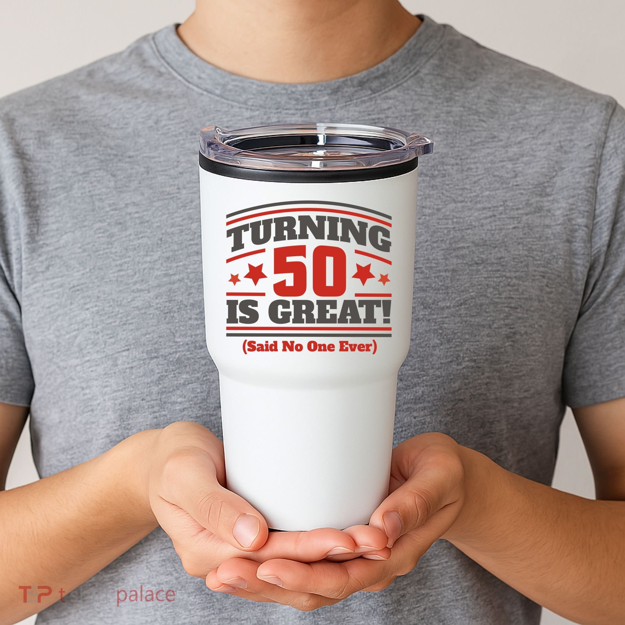 Turning 50 Is Great Funny Tumbler