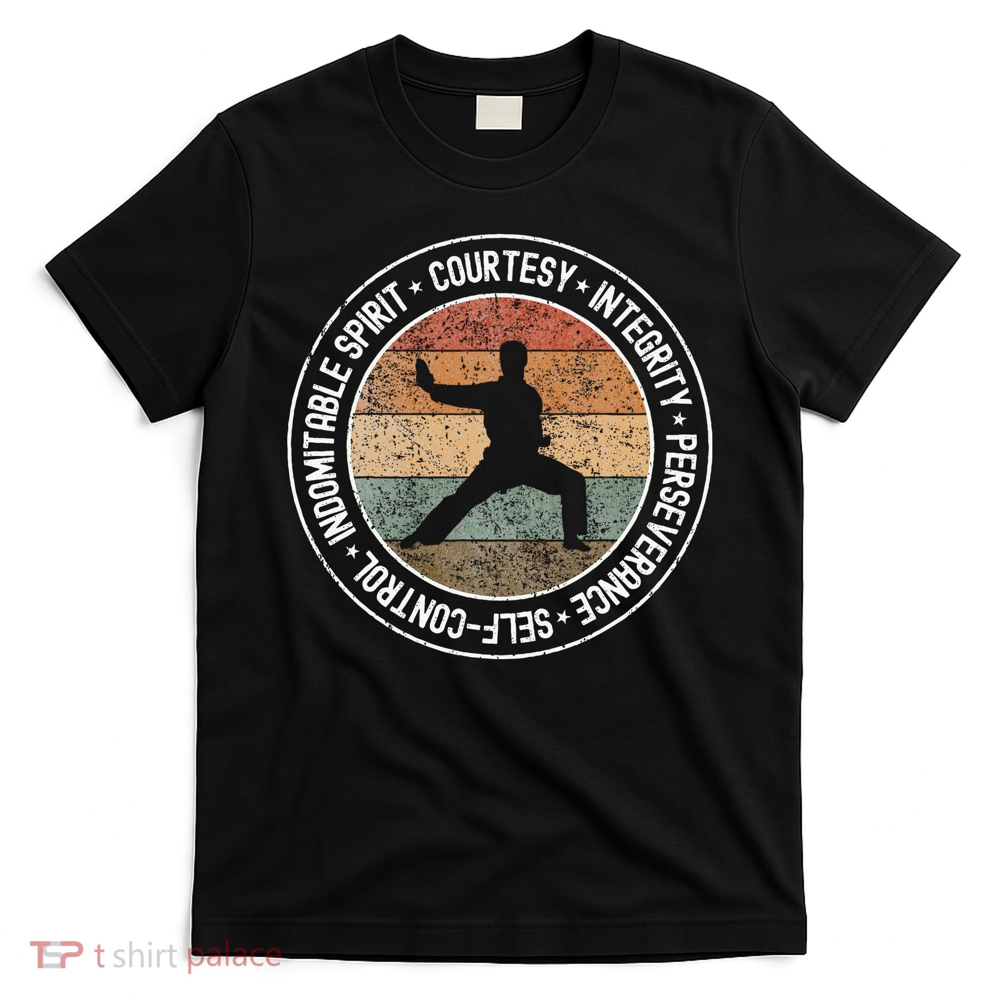 Taekwondo 5 Tenets Martial Arts Taekwondo Uniform T-Shirt