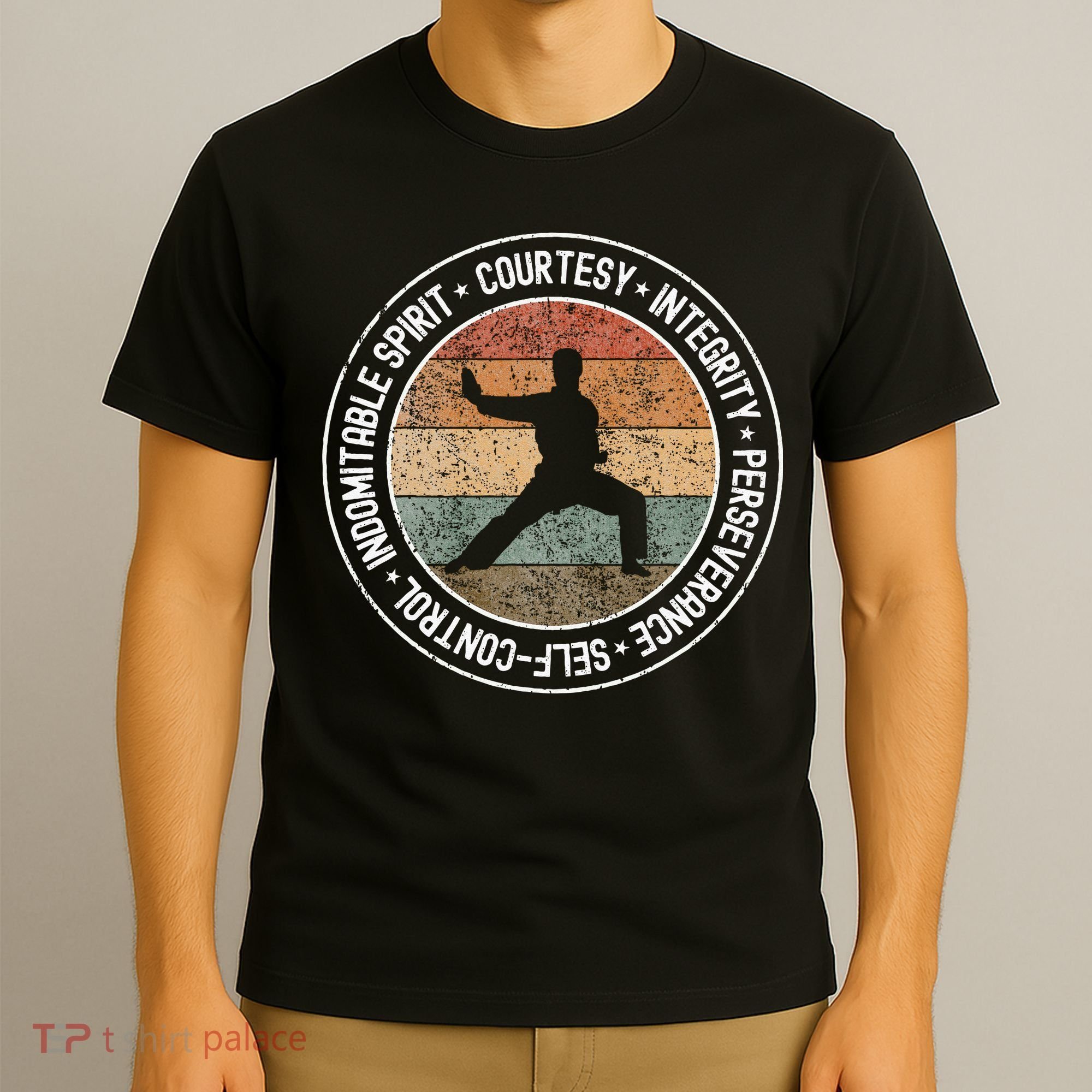 Taekwondo 5 Tenets Martial Arts Taekwondo Uniform T-Shirt