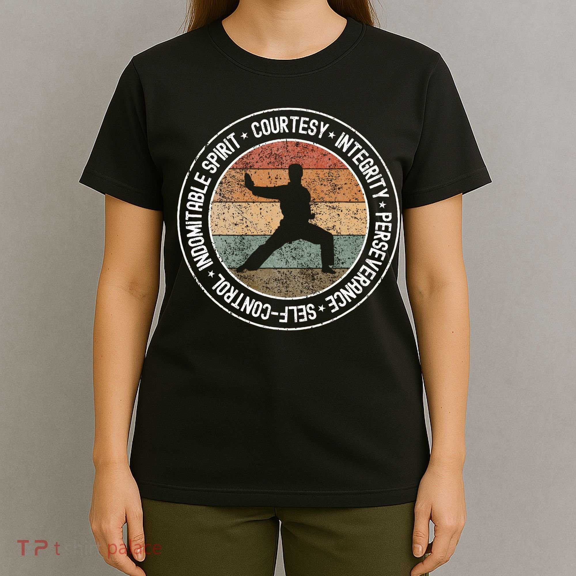 Taekwondo 5 Tenets Martial Arts Taekwondo Uniform T-Shirt