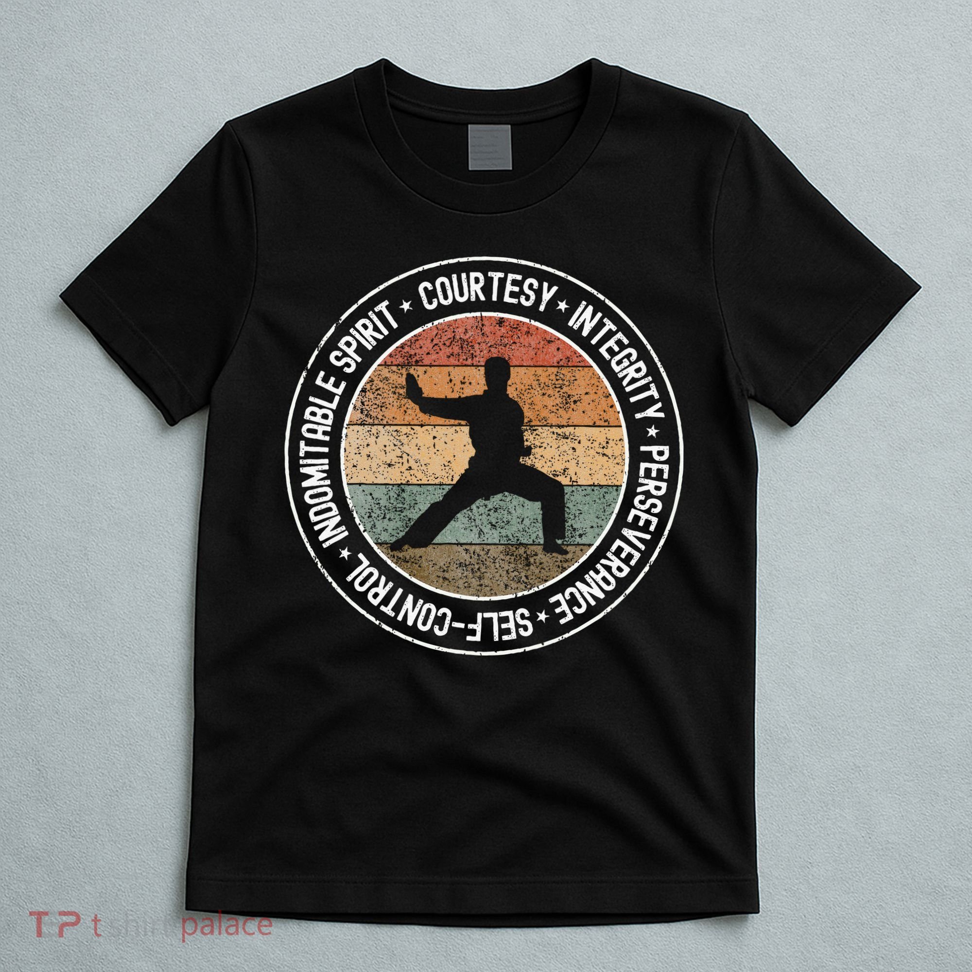 Taekwondo 5 Tenets Martial Arts Taekwondo Uniform T-Shirt