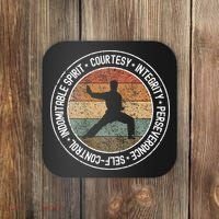 Taekwondo 5 Tenets Martial Arts Taekwondo Uniform Coaster thumb 0