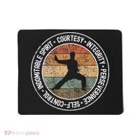 Taekwondo 5 Tenets Martial Arts Taekwondo Uniform Mousepad thumb 0