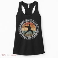 Taekwondo 5 Tenets Martial Arts Taekwondo Uniform Women's Tank Top thumb 0