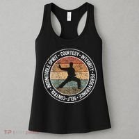 Taekwondo 5 Tenets Martial Arts Taekwondo Uniform Women's Tank Top thumb 3