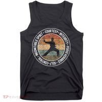 Taekwondo 5 Tenets Martial Arts Taekwondo Uniform Tank Top thumb 0