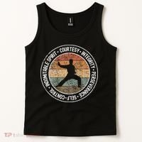 Taekwondo 5 Tenets Martial Arts Taekwondo Uniform Tank Top thumb 2