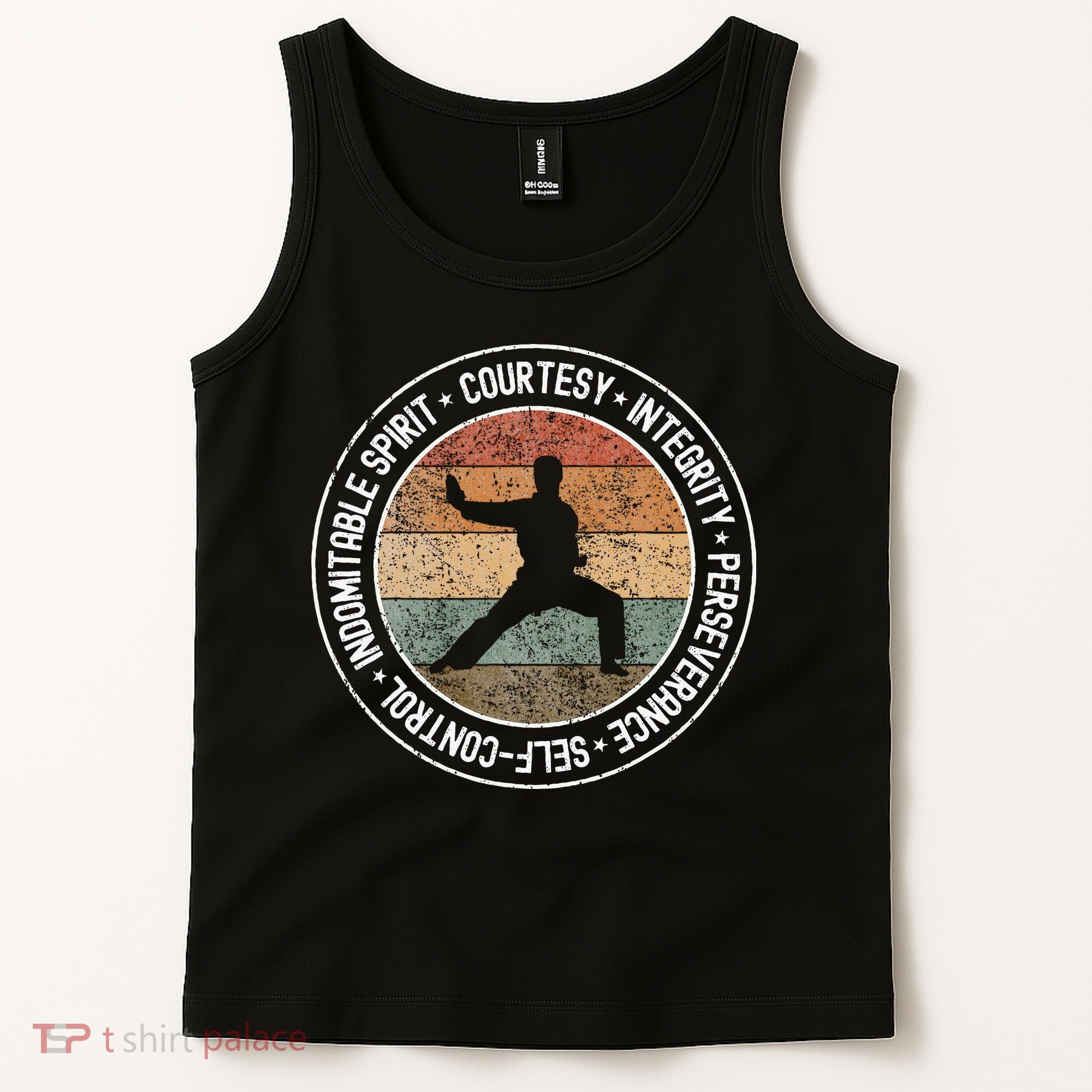 Taekwondo 5 Tenets Martial Arts Taekwondo Uniform Tank Top