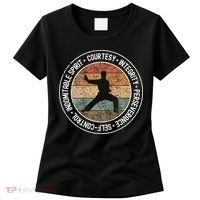 Taekwondo 5 Tenets Martial Arts Taekwondo Uniform Women's T-Shirt thumb 0