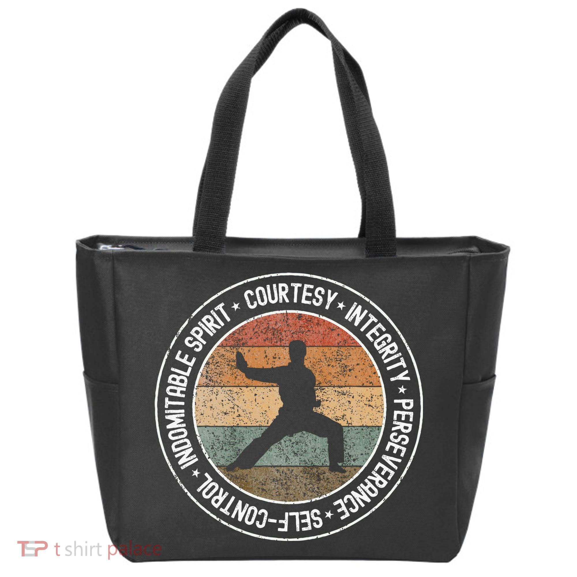 Taekwondo 5 Tenets Martial Arts Taekwondo Uniform Tote Bag