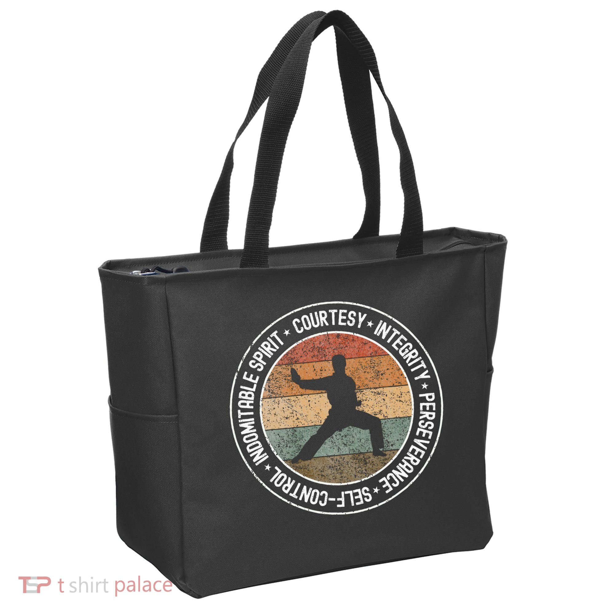 Taekwondo 5 Tenets Martial Arts Taekwondo Uniform Tote Bag