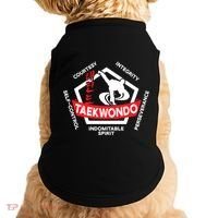 Taekwondo 5 Tenets Martial Arts Ata Itf Tae Kwon Do Gift Doggie Tank thumb 0