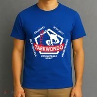 Taekwondo 5 Tenets Martial Arts Ata Itf Tae Kwon Do Gift T-Shirt thumb 3
