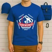 Taekwondo 5 Tenets Martial Arts Ata Itf Tae Kwon Do Gift T-Shirt thumb 6