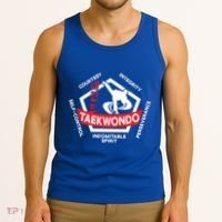Taekwondo 5 Tenets Martial Arts Ata Itf Tae Kwon Do Gift Tank Top thumb 3