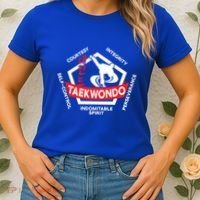 Taekwondo 5 Tenets Martial Arts Ata Itf Tae Kwon Do Gift Women's T-Shirt thumb 2