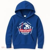 Taekwondo 5 Tenets Martial Arts Ata Itf Tae Kwon Do Gift Kids Hoodie thumb 0