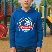 Taekwondo 5 Tenets Martial Arts Ata Itf Tae Kwon Do Gift Kids Hoodie thumb 2