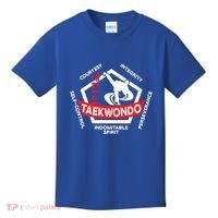 Taekwondo 5 Tenets Martial Arts Ata Itf Tae Kwon Do Gift Kids T-Shirt thumb 0
