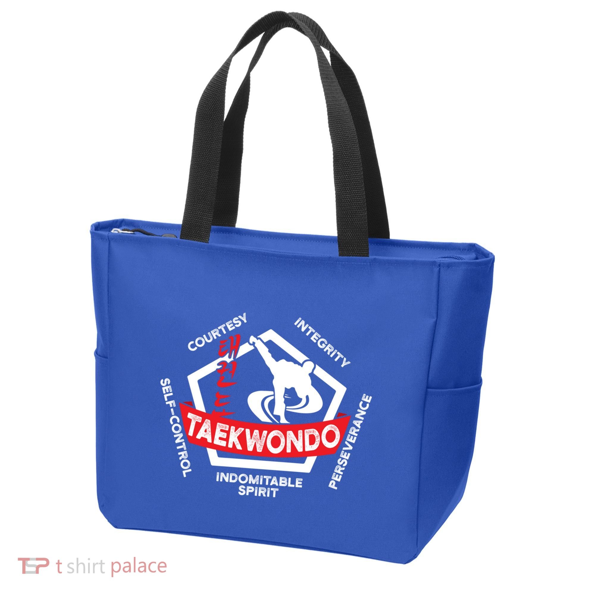 Taekwondo 5 Tenets Martial Arts Ata Itf Tae Kwon Do Gift Tote Bag