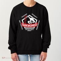 Taekwondo 5 Tenets Martial Arts Ata Itf Tae Kwon Do Gift Funny Gift Women's Sweatshirt thumb 0