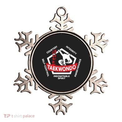 Taekwondo 5 Tenets Martial Arts Ata Itf Tae Kwon Do Gift Funny Gift Ornament