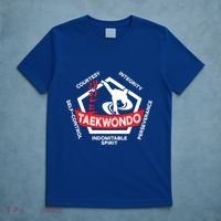 Taekwondo 5 Tenets Martial Arts Ata Itf Tae Kwon Do Gift Funny Gift T-Shirt thumb 5