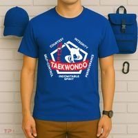 Taekwondo 5 Tenets Martial Arts Ata Itf Tae Kwon Do Gift Funny Gift T-Shirt thumb 6
