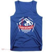 Taekwondo 5 Tenets Martial Arts Ata Itf Tae Kwon Do Gift Funny Gift Tank Top thumb 0