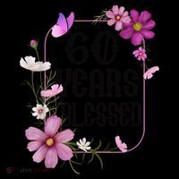 Turning 60 Birthday Butterfly With Floral 60th Birthday Coffee Mug thumb 5
