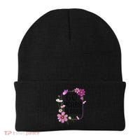 Turning 60 Birthday Butterfly With Floral 60th Birthday Beanie thumb 0