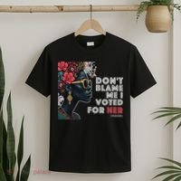 The 92 Percent – DonT Blame Me I Voted For Her Black Women T-Shirt thumb 2