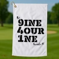 The 941 Sarasota Florida Area Code Home Pride Lifestyle Gift Vneck Golf Towel thumb 1