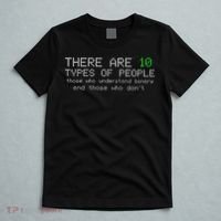 There Are 10 Types Of People Binary Funny Computer Nerd Gift T-Shirt thumb 5