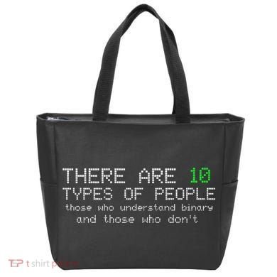 There Are 10 Types Of People Binary Funny Computer Nerd Gift Tote Bag